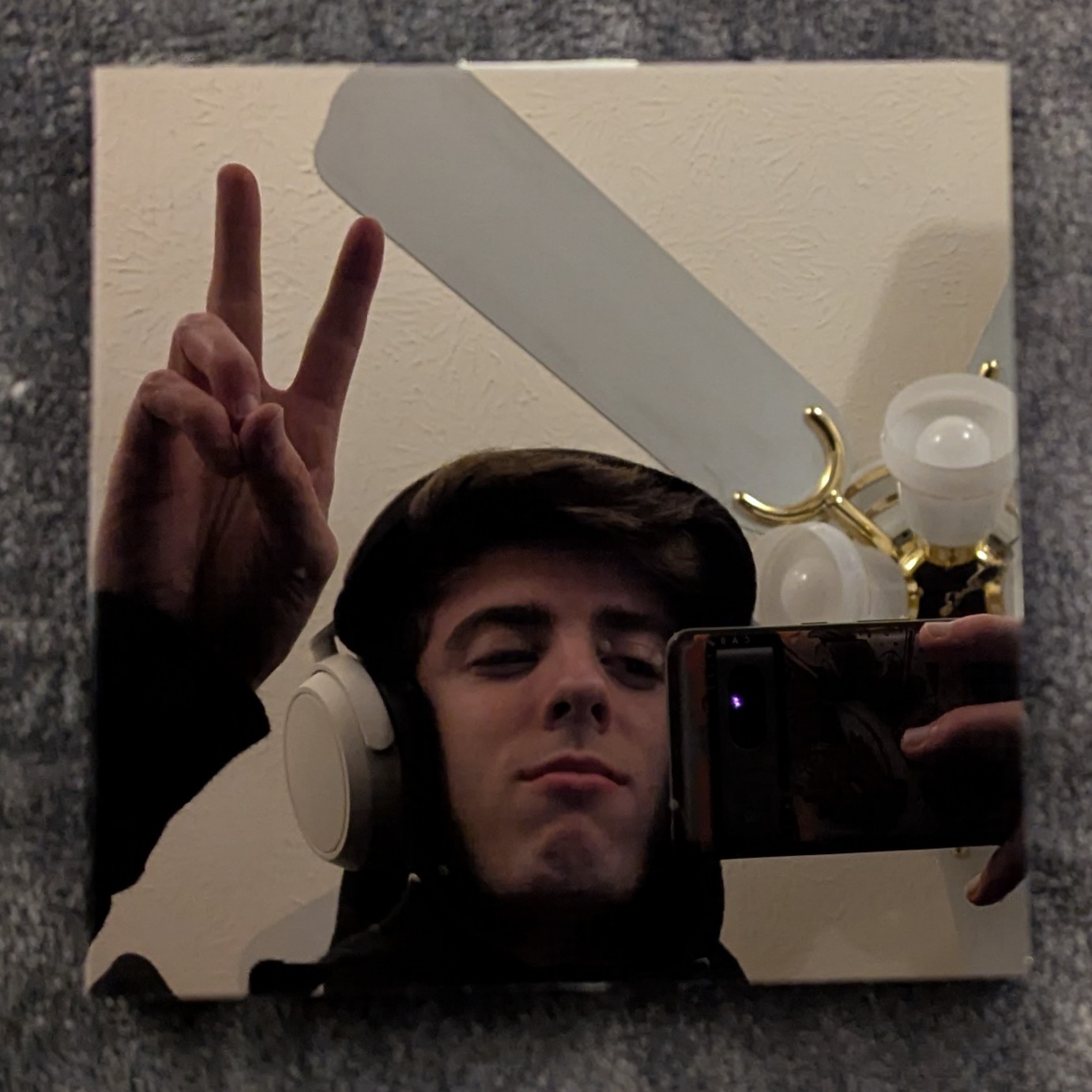 Front of matrix with acrylic diffuser