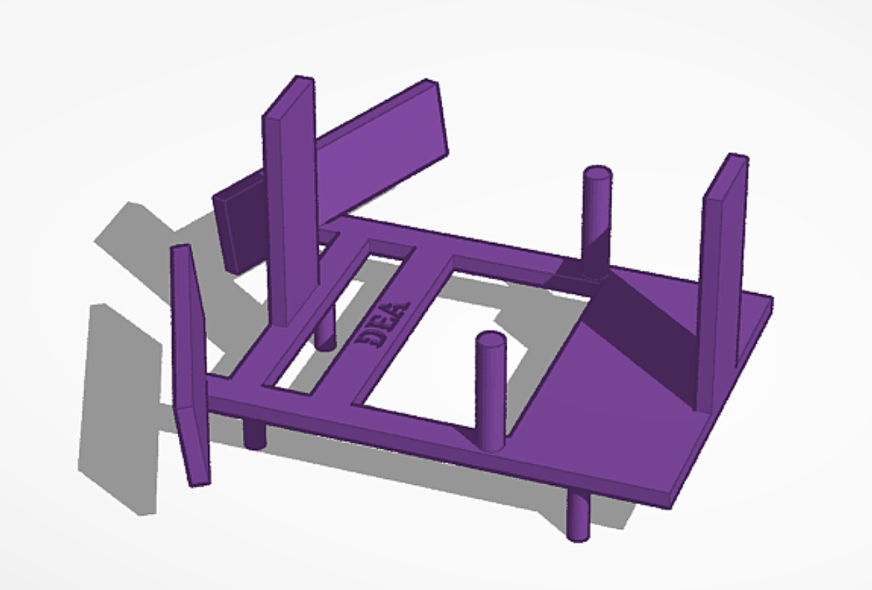 Final mount design - side